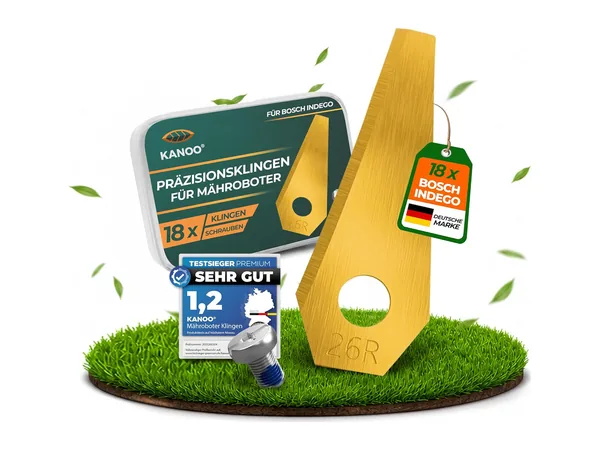 Cuchillas kanoo 18 uds titanio Indego