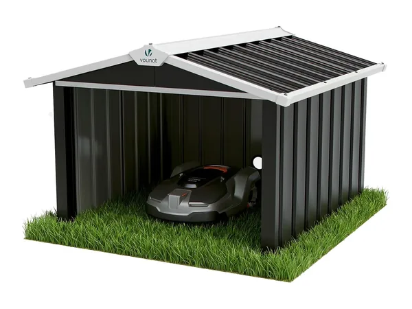VOUNOT garage en métal 87 × 100 × 63,5 cm