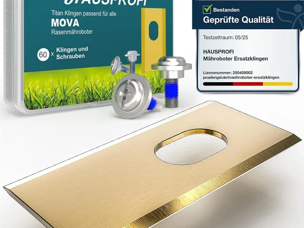 HAUSPROFI lames en titane pour MOVA LiDAX Ultra (60 pièces)