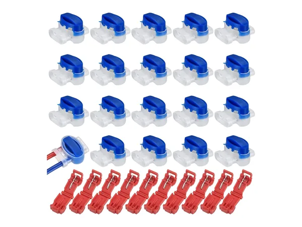 Newoutset connecteurs à gel et 10 bornes (20 pièces)